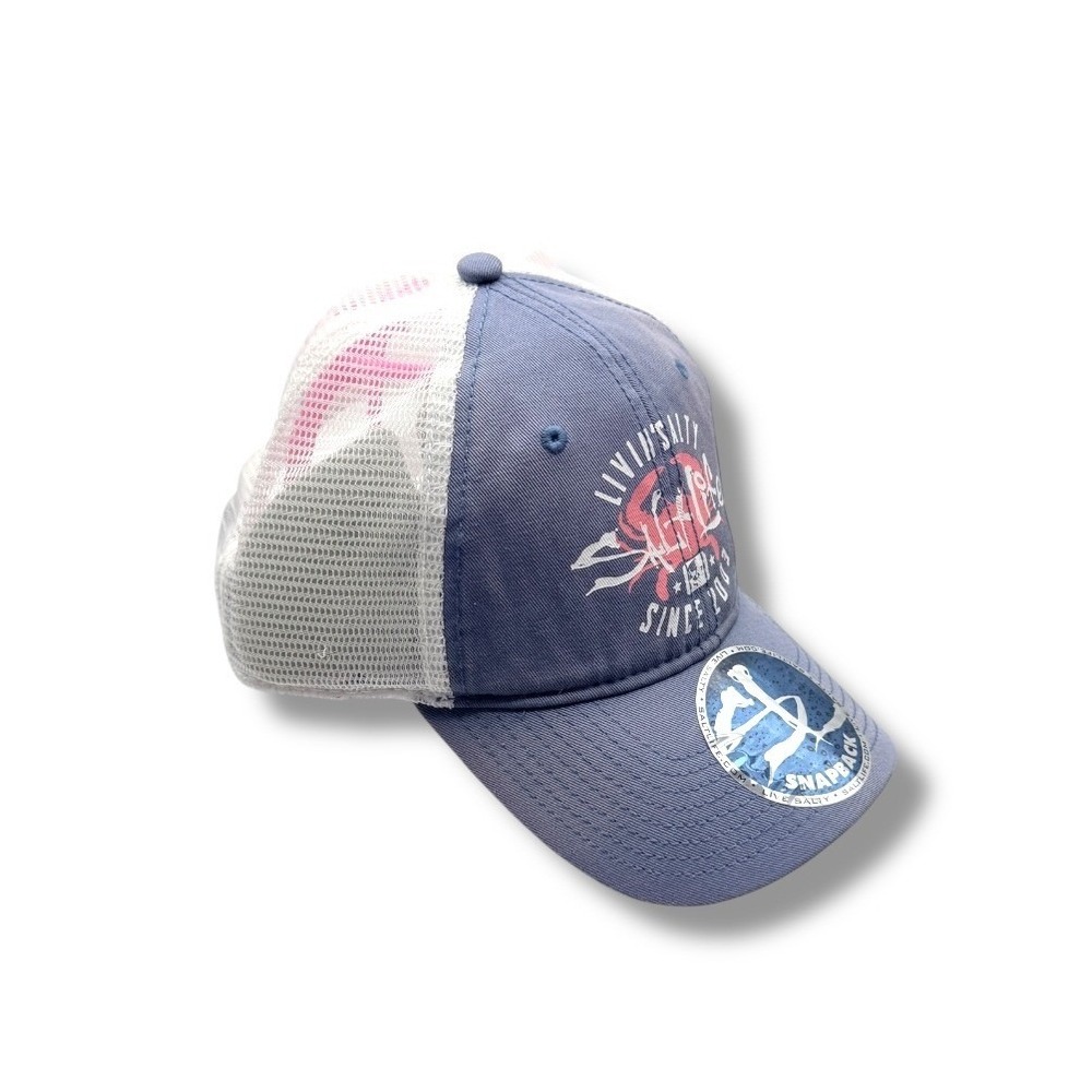Salt Life Trucker Hat NWT One Size Blue‎ Mesh Snapback Coastal Cap